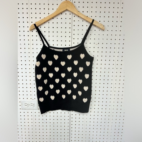 Anthropologie Maeve Knit Polka Dot Tank - Picture 3 of 4